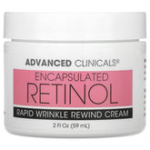 Advanced Clinicals Retinol Rapid Wrinkle Rewind Cream 2oz